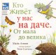 ソフトカバー版・ロシア絵本・生き物図鑑絵本「ダーチャには誰が住んでるの？」