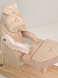 画像2: ロシア木製民芸玩具「ピアノくまさん」 (2)