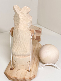 画像3: ロシア木製民芸玩具「ピアノくまさん」